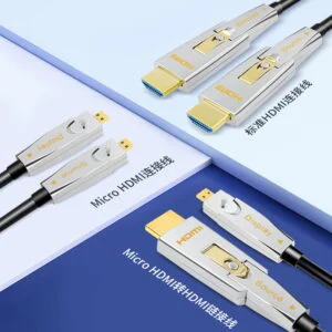 Câble optique actif AOC HDMI 2.0 à verrouillage détachable2