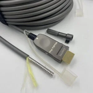 screw locking Active HDMI 2.1 AOC Fiber Cable-750
