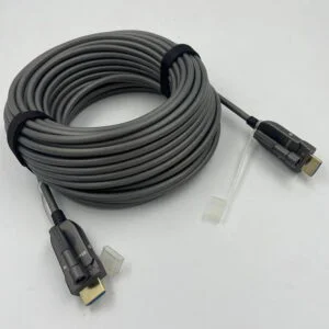 8K armored active hdmi 2.1 aoc fiber cable with screw locking