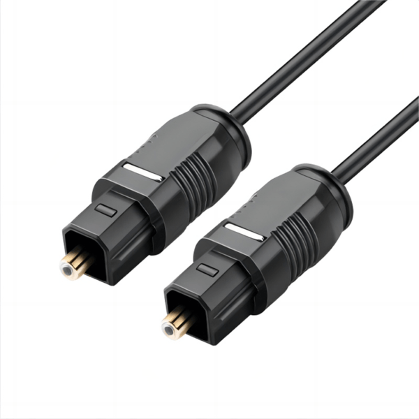 cable de audio óptico toslink digital súper delgado