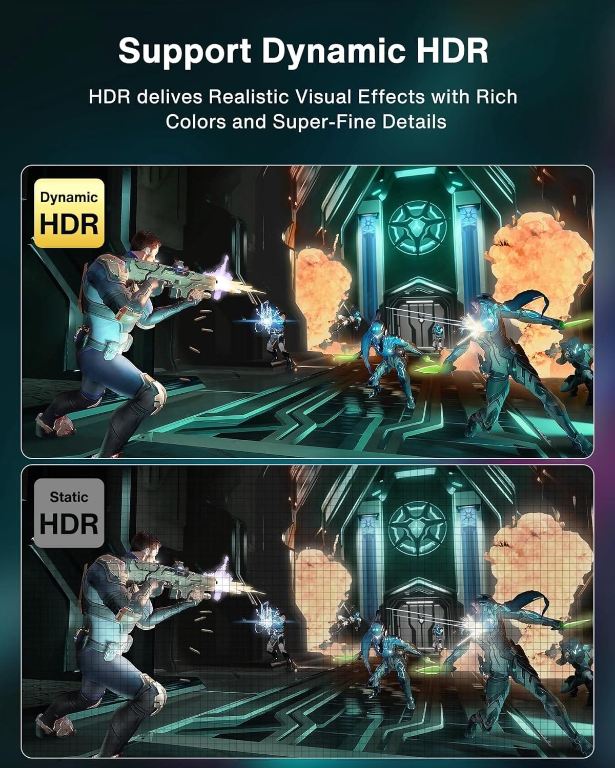 DP1.4 to HDMI2.1 Fiber Active Optical Cable-AOCFiberlink