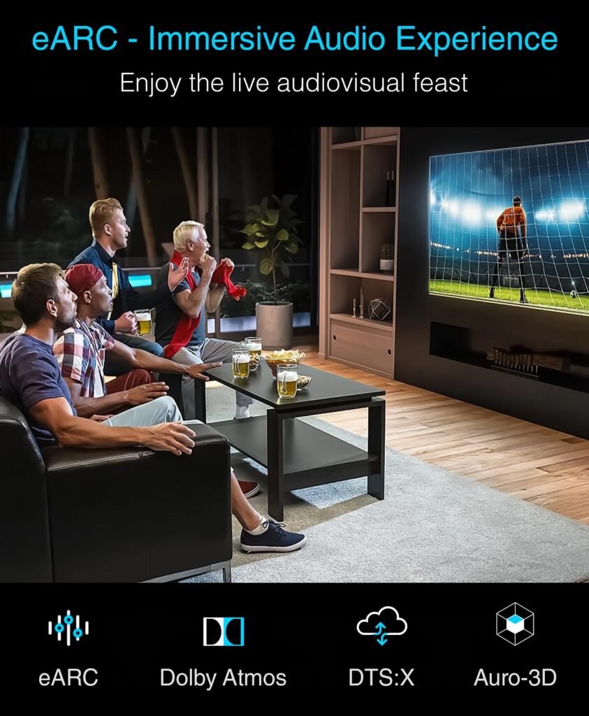 8K HDMI Fiber Optic-eARC Audio-AOCFiberlink