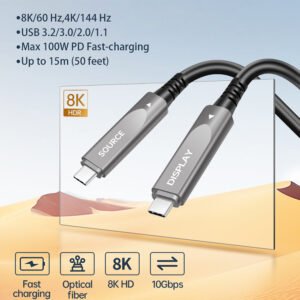 AOCFiberlink FUCC-3202 Fiber Optic USB C Cable-1000
