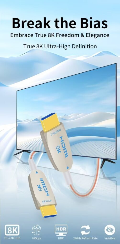 AOCFiberlink FHDC-2102 Ultra-thin 8K Fiber Optic HDMI AOC
