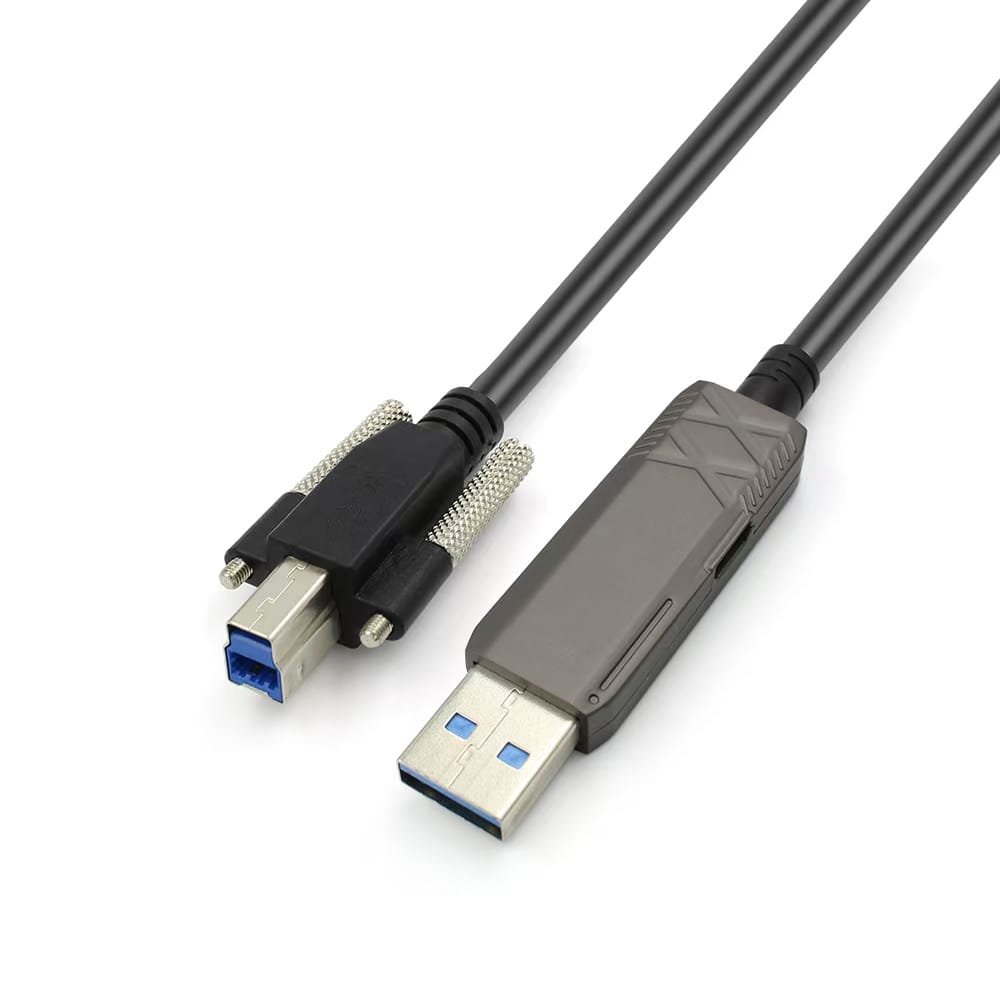 AOCFiberlink 10m USB3.2 Gen2 Active Optical Cable AM to BM