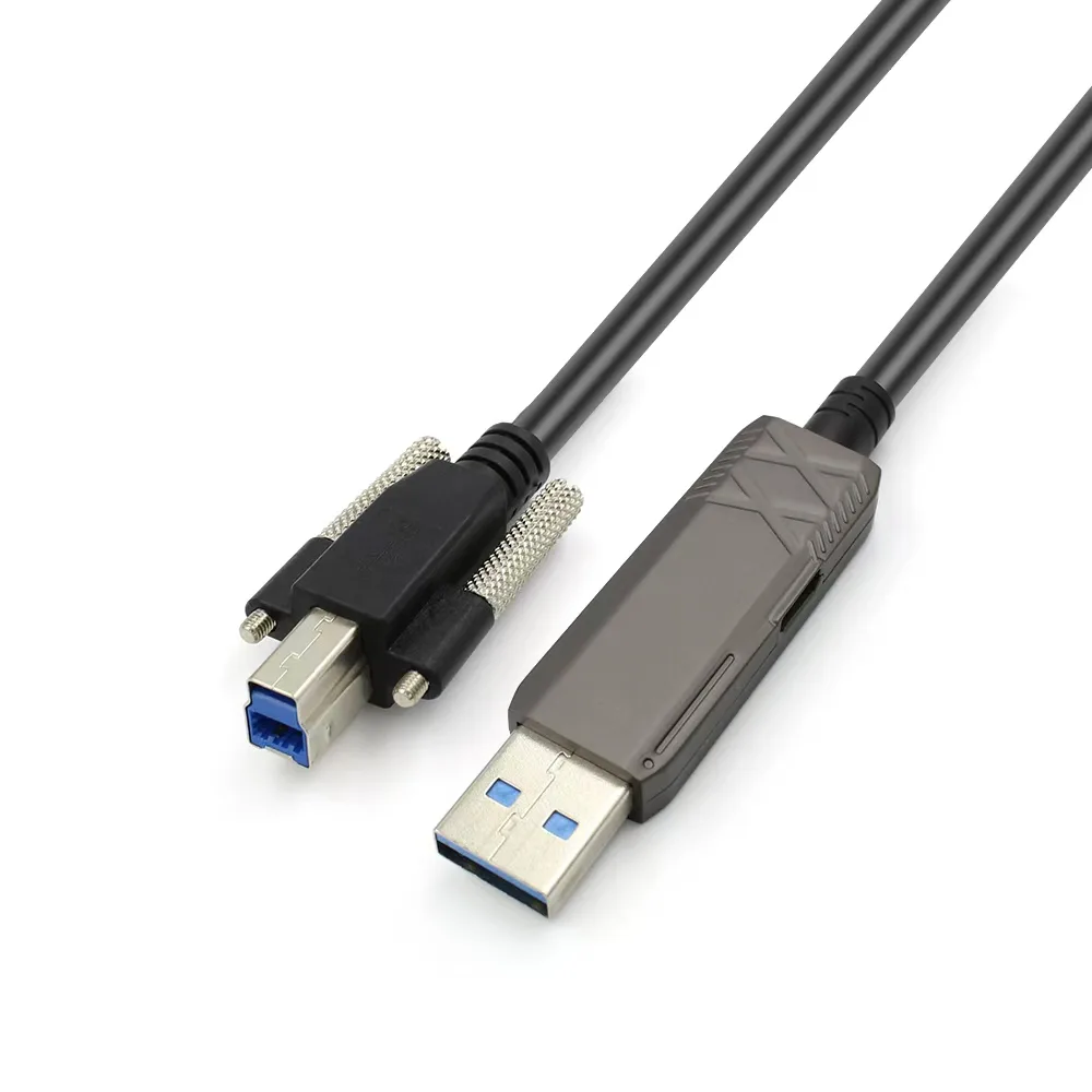 AOCFiberlink 10m USB3.2 Gen2 Active Optical Cable AM to BM