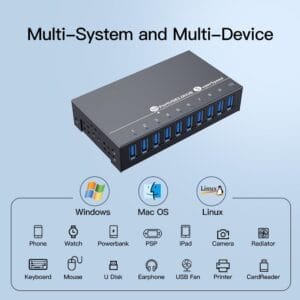 FBWT-U310 10 port USB3-hub universal application