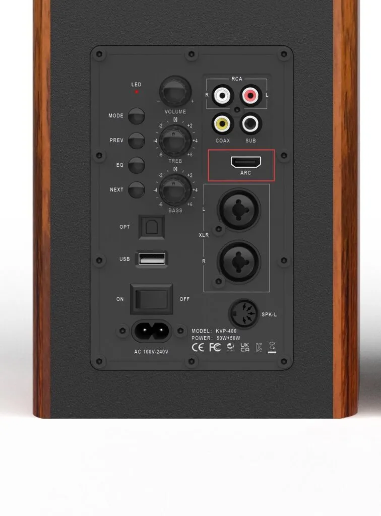 Saungyu Bookshelf Speaker HDMI ARC Port