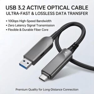 10Gbps USB3 Active Optical Cable-USB AM to USBC-FUAC-3204-800 10Gbps USB3 Active Optical Cable-USB AM to USBC-FUAC-3204-800