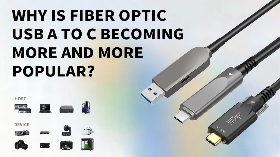why is fiber optic usb a to c becoming more and more popular